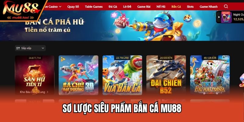 Sơ lược siêu phẩm bắn cá MU88